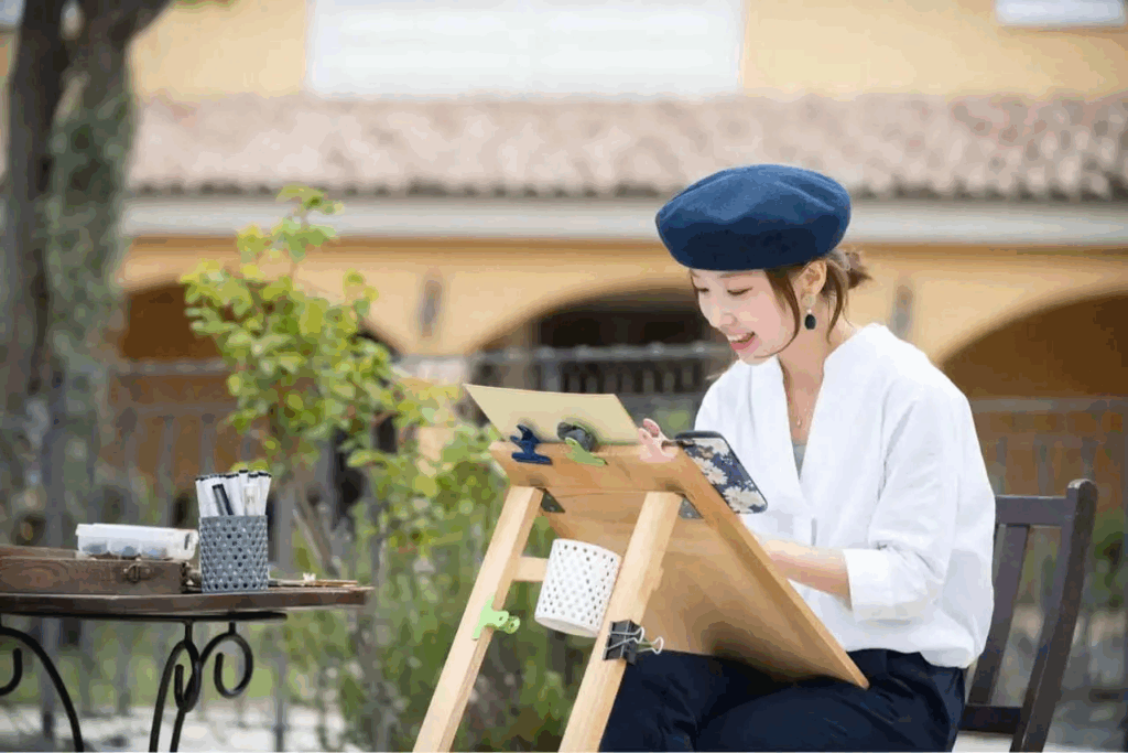 似顔絵パフォーマンス