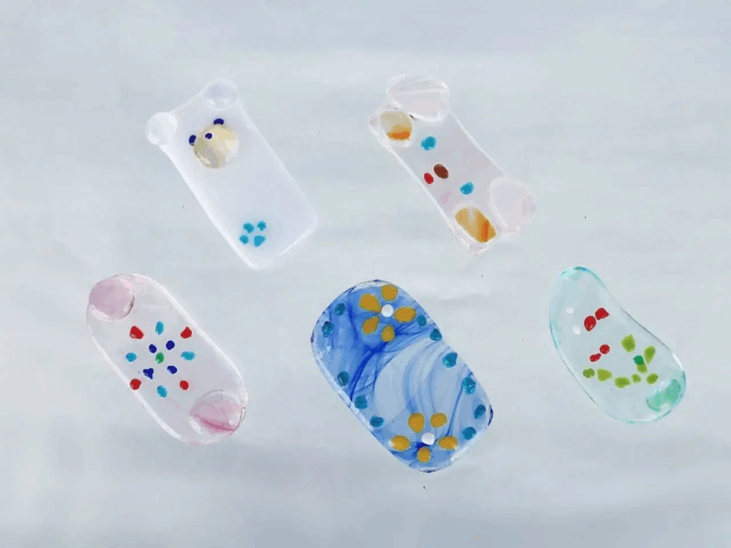 glass Art Blue moon: ブルームーン