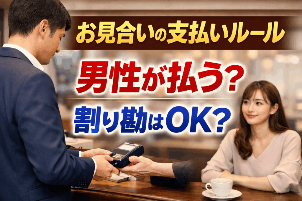 お見合いの支払いルールは男性が払う？割り勘はOK？制度を分解して徹底検証