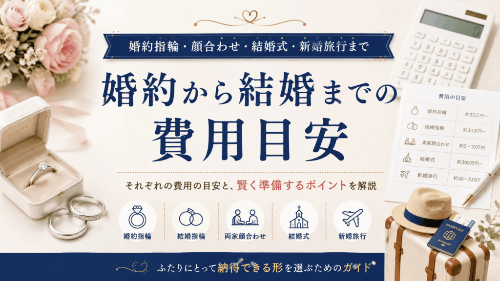 結婚費用の目安ガイド